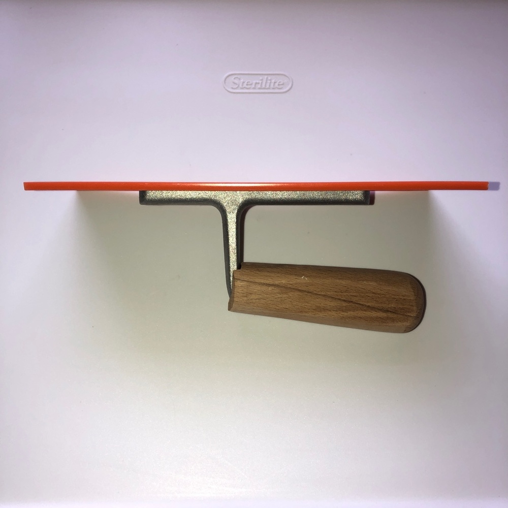 VENETIAN PLASTERING TROWEL Trapezoid Stainless Steel Round Edge Wood Handle Tool - Picture 6 of 11